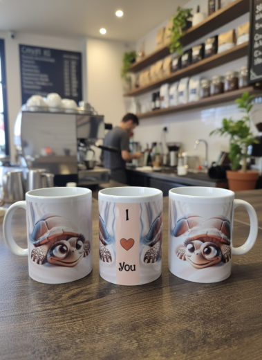 I ❤️ You Tasse – das süßeste Liebesgeschenk mit Schildkröten-Motiv