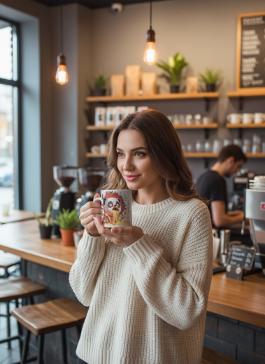 Panda-Tasse Explosion