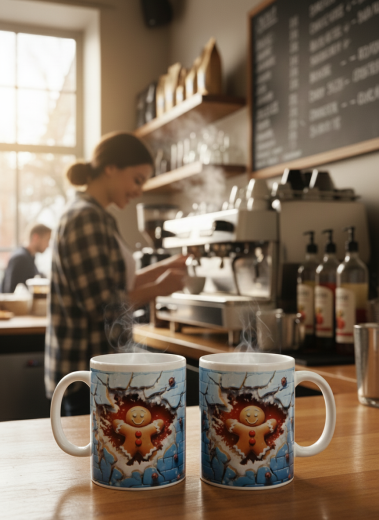Weihnachtliche Lebkuchen-Tasse