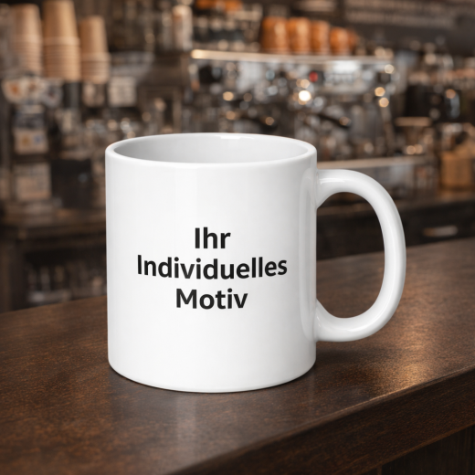 Individuelle Kaffeetasse – Personalisiert mit Wunschmotiv & Namen | Hochwertige Fototasse