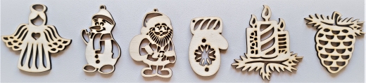 Weihnachtsbaum Anhänger im 10er Pack