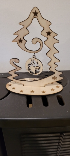 Weihnachtsbaum mit Anhänger