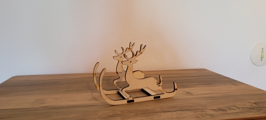 Renntierschlitten