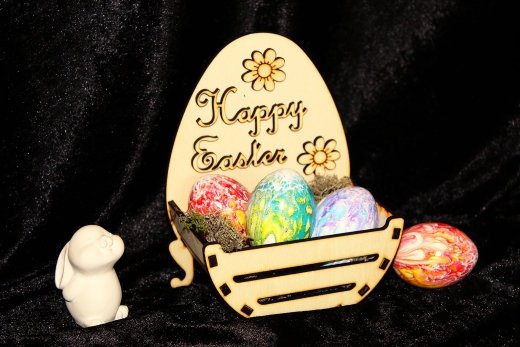 Osterbox mit Blumen & Schmetterlingen – Dekorationen für Ostern