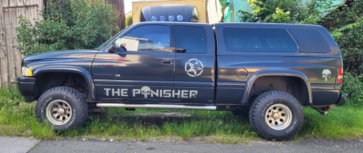 Autoaufkleber The Punisher Schriftzug