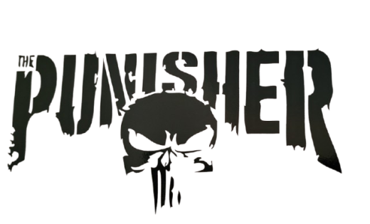 Autoaufkleber The Punisher Schriftzug