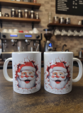 Lustige Weihnachts-Tasse Santa Breakout