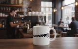 Scania Kaffeebecher mit Logo & Greif