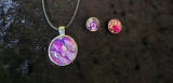 Handgefertigtes Schmuck-Set „Galaxy Splash