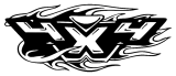 Autoaufkleber-4x4-mit-flammen