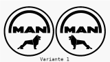 MAN Logo Sticker