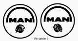 MAN Logo Sticker
