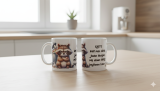 Morgenmuffel-Waschbär Kaffeebecher | Lustige Tasse für Kaffeeliebhaber & Frühaufsteher-Hasser | Geschenkidee