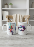 Lippen & Blitz – Statement-Tassen