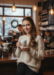 Weihnachtsbecher | Santa Schlittenfahrt | Merry X-Mas