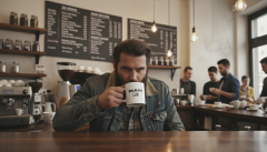 MAN Kaffeebecher mit Löwen-Logo | Robuste Keramiktasse für Trucker