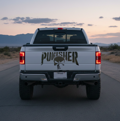 Autoaufkleber The Punisher Schriftzug