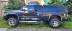 Autoaufkleber The Punisher Schriftzug