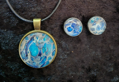 Ocean Dream – Schmuckset aus Anhänger & Ohrsteckern