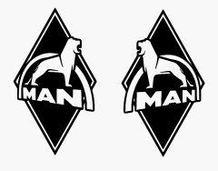 MAN Logo Aufkleber