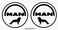MAN Logo Sticker